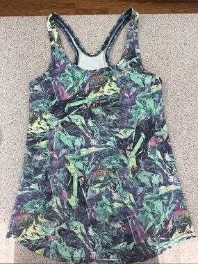 Lululemon Studio Racerback Printed Tank Top Iridescent Multicolor